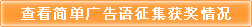 查看优秀广告语及参与投票